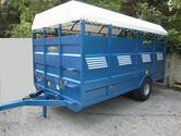 Maschinen u. Ger�te: Messe-Wels-CONPEXIM, 7 m Rundballenwagen E 9.600,-, 4,5 m Viehwagen/Alu E 8.550,- Getreide-Vorreiniger 15 t/h E 1.520,-, www.conpexim.at, ausgestellt Agraria-Wels, Block-K Stand-50 , Importeur CONPEXIM Tel. 02175/3264.
O�/Sbg
