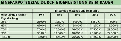 Einsparpotenzial durch Eigenleistung beim Bauen.jpg &copy; Archiv