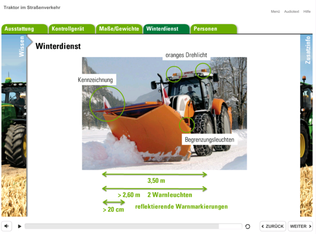 Traktor im Stra�enverkehr � LFI O�