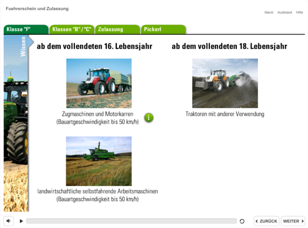 Traktor im Stra�enverkehr � LFI O�