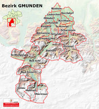 Karte Gmunden (www.doris.eu) &copy; DORIS, Land Ober�sterreich Geoinformation