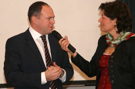 Bernadette Tischler interviewt Richard Grasl &copy; ZAM/Voit