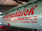 LKW Beschriftung Tankwagen &copy; Archiv