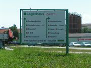 Beschriftung Werbetafel &copy; Archiv