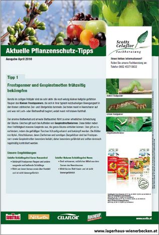 Pflanzenschutztipps April 2010(1) © Archiv Pflanzenschutztipps April 2010(1) © Archiv