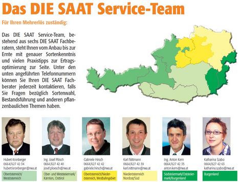 DIE SAAT Service Team &copy; Archiv