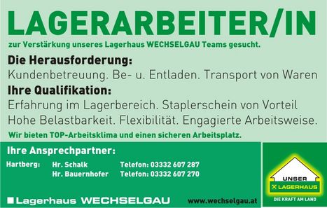Stelleninserat &copy; Archiv