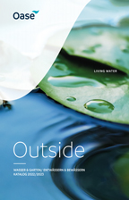 OASE Outside Wasser & Garten / Entwässern & Bewässern Katalog 2022/2023 © Archiv